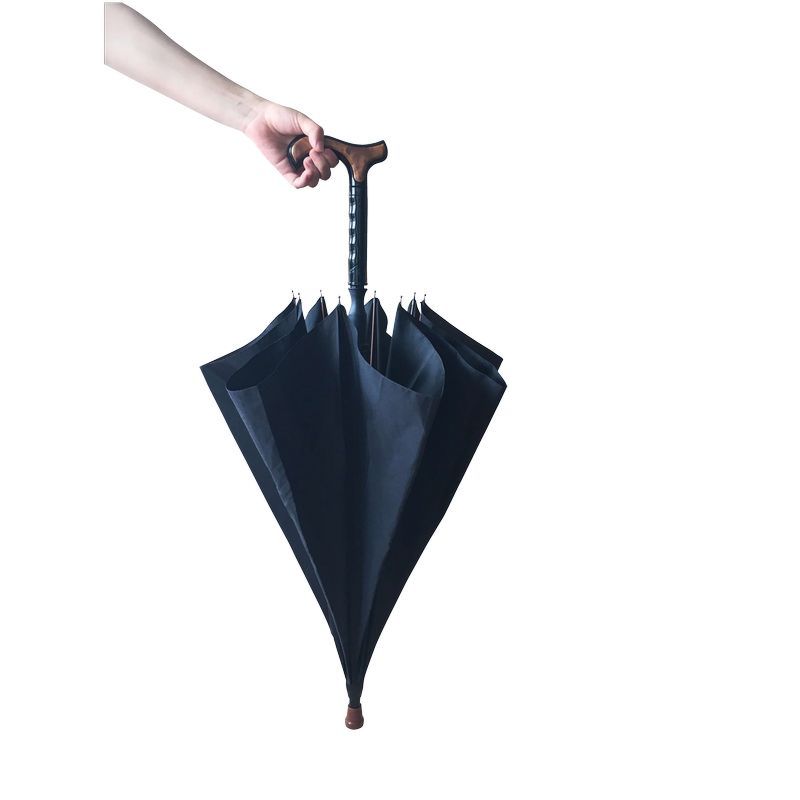 samen Kalmte Regulatie Wandelstok Paraplu - Wandelstok met paraplu - Antislip paraplustok